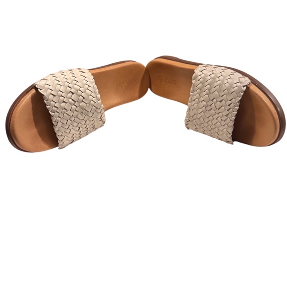 Madewell Louisa slide sandal in woven leather in Sz 9. EUC - Picture 2 of 10